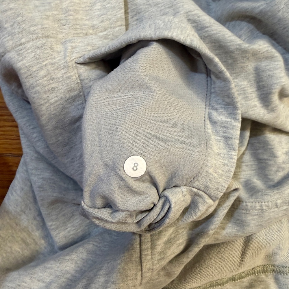 Lululemon Split Pullover Heathered Light Grey/Sea… - image 6